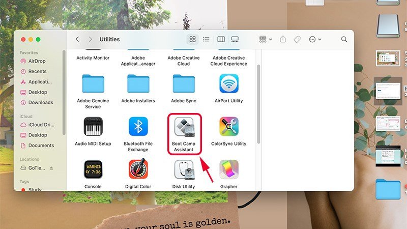 Cài đặt Windows trên MacBook qua Boot Camp Assistant